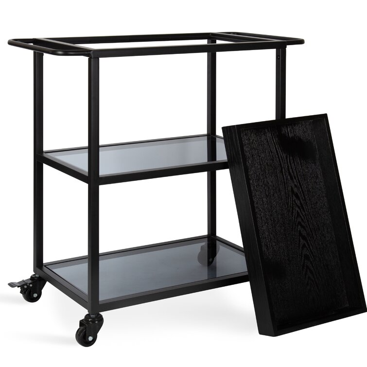 Creasey Metal Bar Cart - Chic Decora