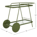 Cullin Metal Bar Cart - Chic Decora