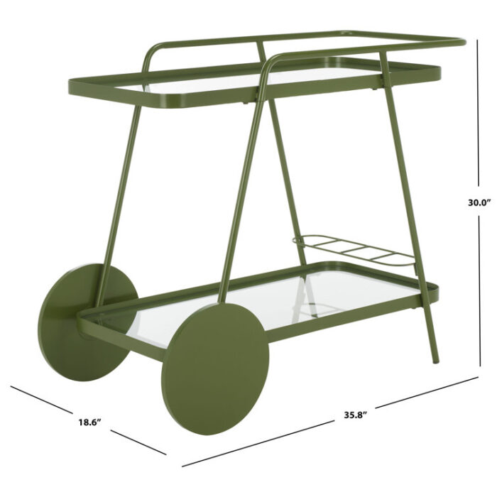 Cullin Metal Bar Cart - Chic Decora