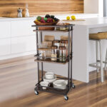 Dalina Metal Bar Cart - Chic Decora