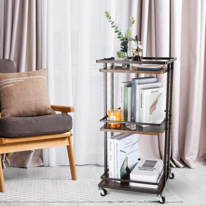 Dalina Metal Bar Cart - Chic Decora