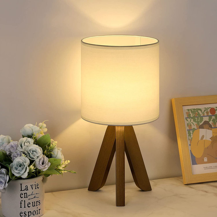 Damhnait Wood Accent Lamp - Chic Decora