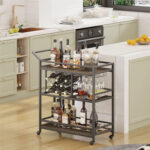 Davros Metal Bar Cart - Chic Decora