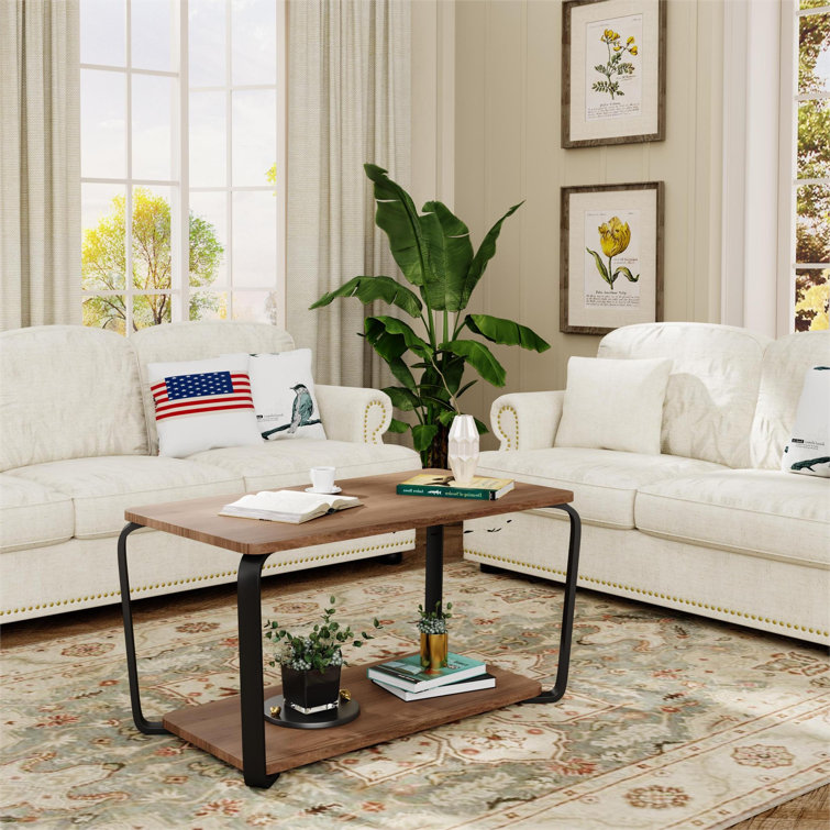 Sanibel Glass Top Coffee Table - Chic Decora