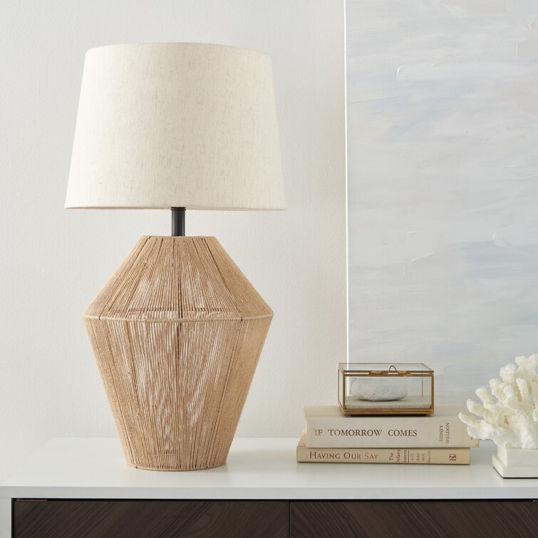 Dipasquale Wicker/Rattan Table Lamp - Chic Decora