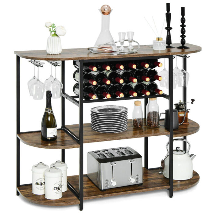 Donyea 16” Wine Bar - Chic Decora