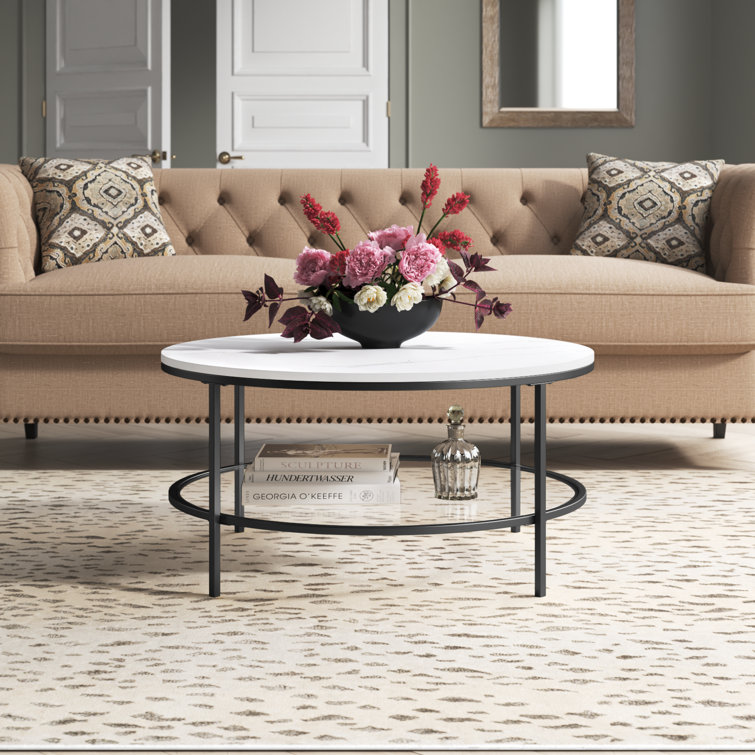 Hulett Coffee Table with Storage - Chic Decora