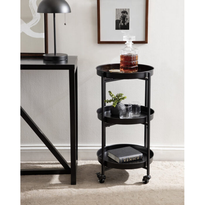 Ekta Metal Bar Cart - Chic Decora