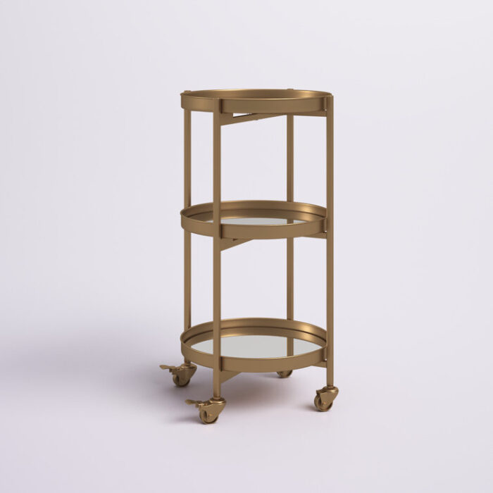 Ekta Metal Bar Cart - Chic Decora