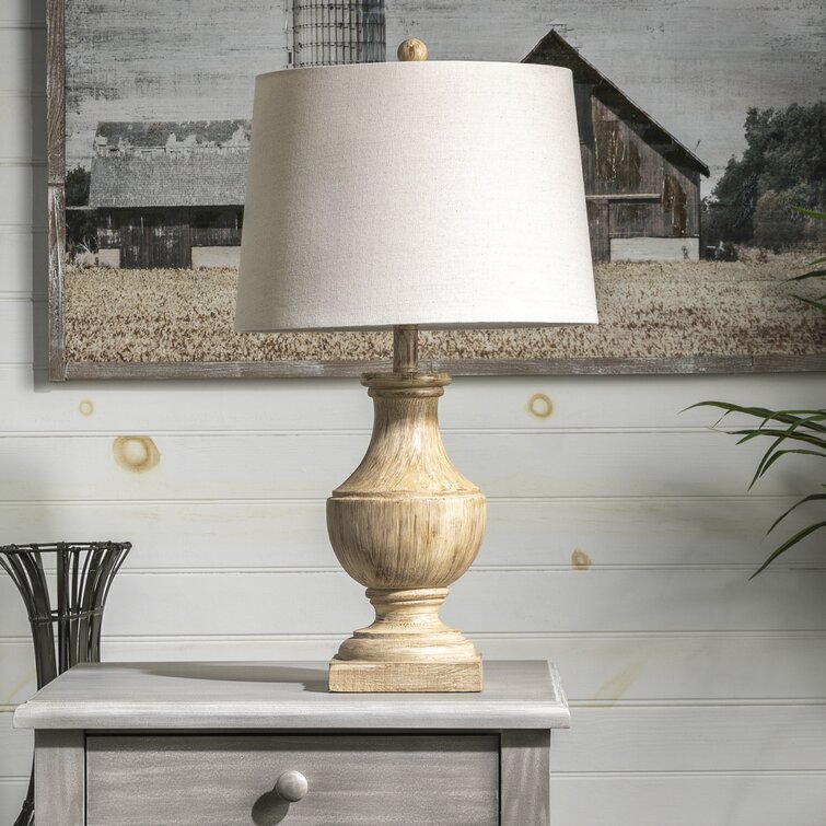 Barbery Resin Table Lamp - Chic Decora