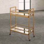 Emily Metal Bar Cart - Chic Decora