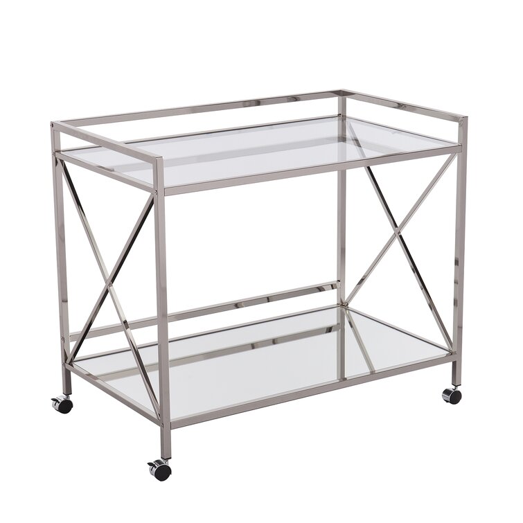 Emsley Metal Bar Cart - Chic Decora