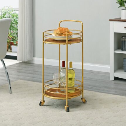 Fawe Metal Bar Cart - Chic Decora