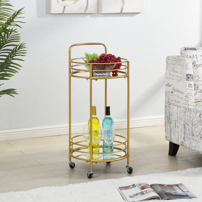 Fawe Metal Bar Cart - Chic Decora