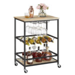 Fiorenze Metal Bar Cart - Chic Decora