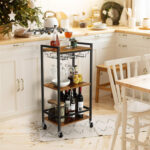 Firmino Metal Bar Cart - Chic Decora