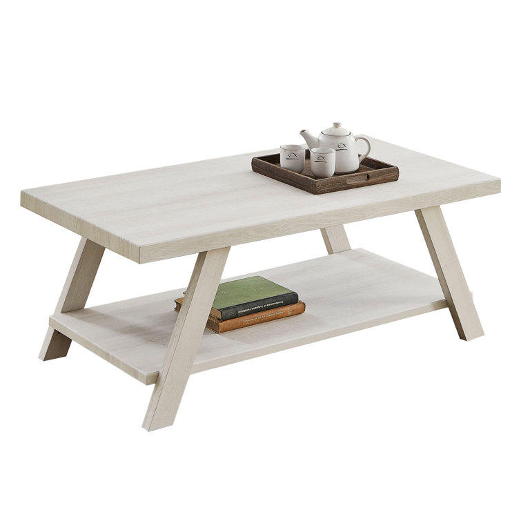 Haverton Solid Wood Top Coffee Table - Chic Decora