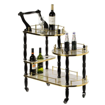 Antavious Metal Bar Cart - Chic Decora