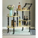 Grasso Wood Bar Cart - Chic Decora