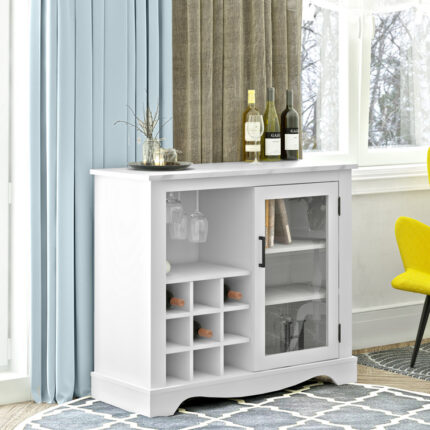 Harvill 39.38” Bar Cabinet - Chic Decora