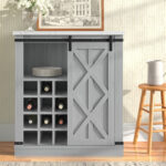 Harward 37.13” Bar Cabinet - Chic Decora