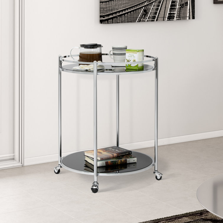 Hayet Metal Bar Cart - Chic Decora