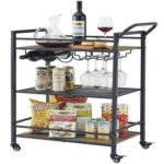 Haytug Metal Bar Cart - Chic Decora