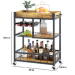 Heylin Bar Cart - Chic Decora