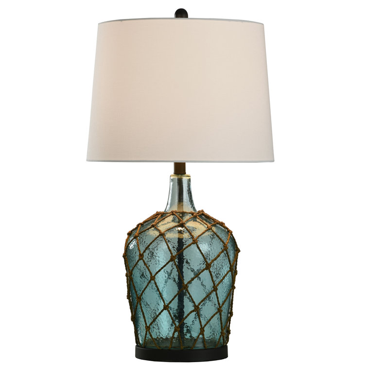 Hicklin Glass Table Lamp - Chic Decora