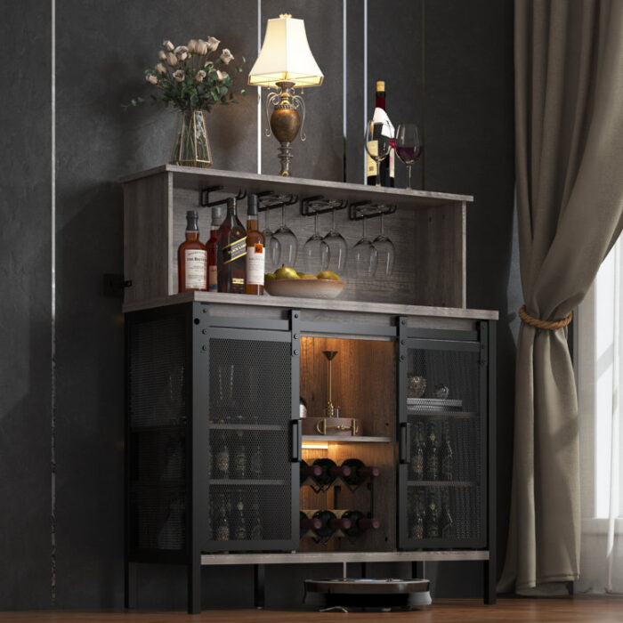 Hippeastrum 38” Bar Cabinet - Chic Decora