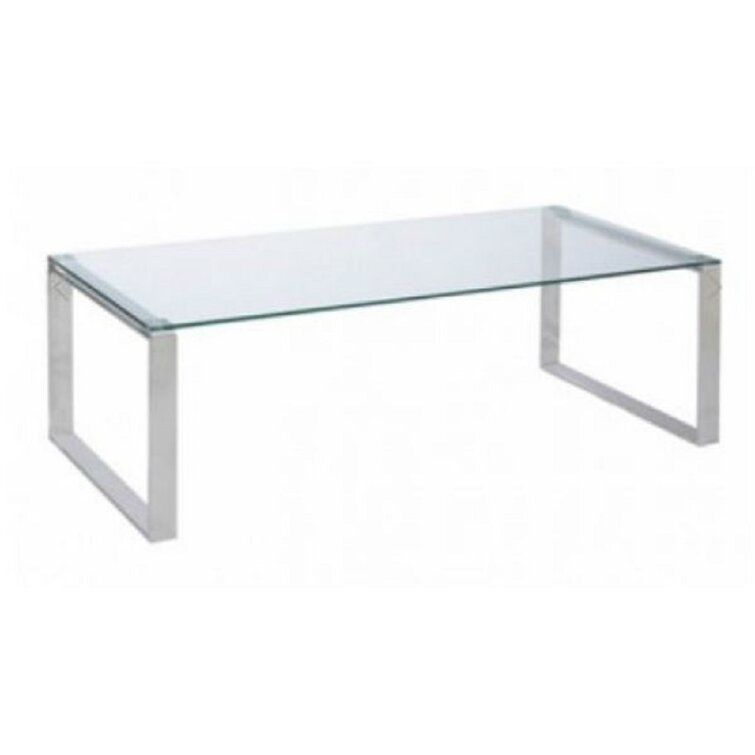 Huxley Glass Top Coffee Table - Chic Decora