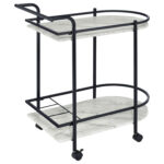 Jasicianna Metal Bar Cart - Chic Decora