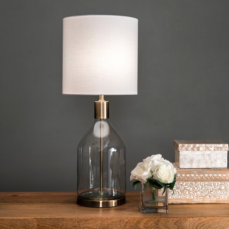 Javen Glass Table Lamp - Chic Decora