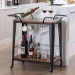 Jelsma Metal Bar Cart - Chic Decora