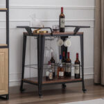 Jelsma Metal Bar Cart - Chic Decora