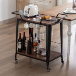 Jelsma Metal Bar Cart - Chic Decora