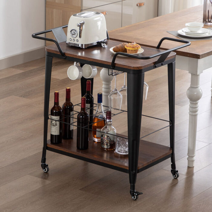 Jelsma Metal Bar Cart - Chic Decora