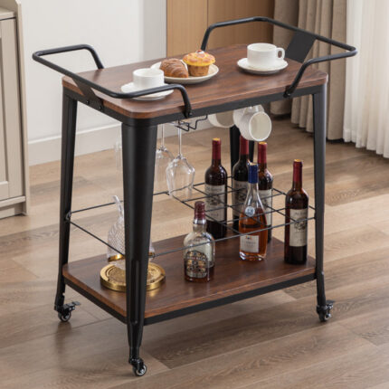 Jelsma Metal Bar Cart - Chic Decora