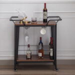 Jelsma Metal Bar Cart - Chic Decora