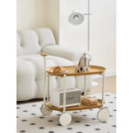 Jennevieve Metal Bar Cart - Chic Decora