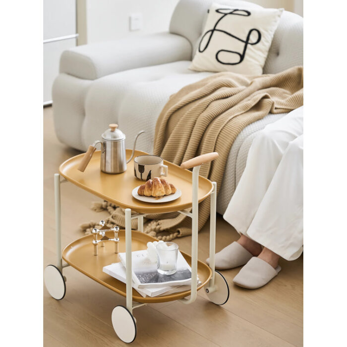 Jennevieve Metal Bar Cart - Chic Decora