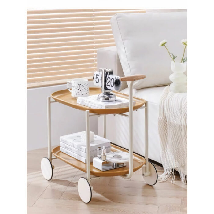 Jennevieve Metal Bar Cart - Chic Decora