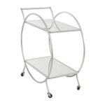 Jevonn Metal Bar Cart - Chic Decora