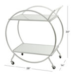 Jevonn Metal Bar Cart - Chic Decora