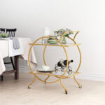 Joyan Metal Bar Cart - Chic Decora