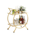 Joyan Metal Bar Cart - Chic Decora