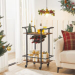 Junies Metal Bar Cart - Chic Decora