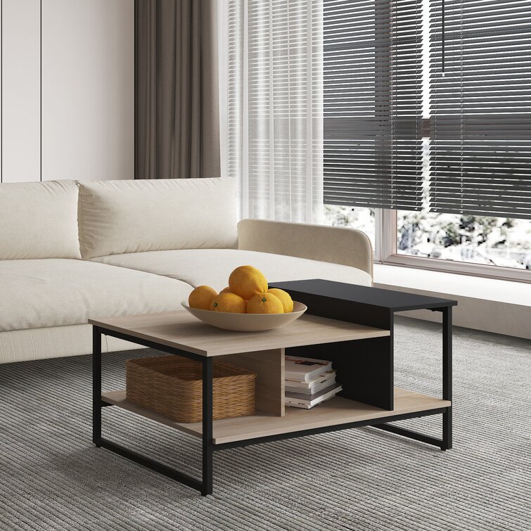 Gerardo Solid Wood Top Coffee Table - Chic Decora