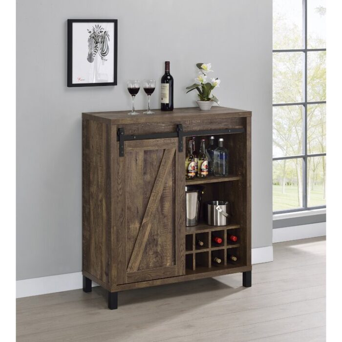 Kenda 35.5” Bar Cabinet - Chic Decora