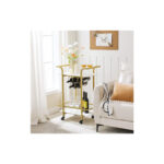 Kharisma Metal Bar Cart - Chic Decora